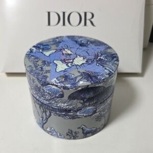 Dior Round Laquered Jewelry case